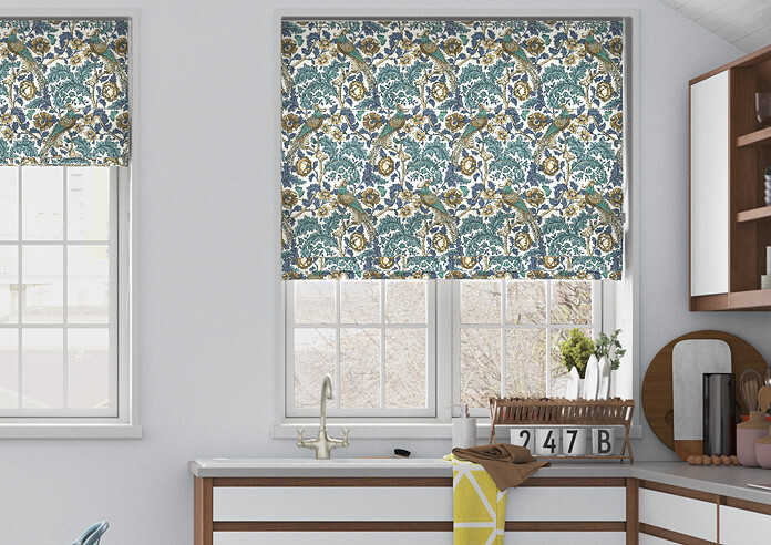 Oakmere, Verdigris - Roman Blind - Image 3